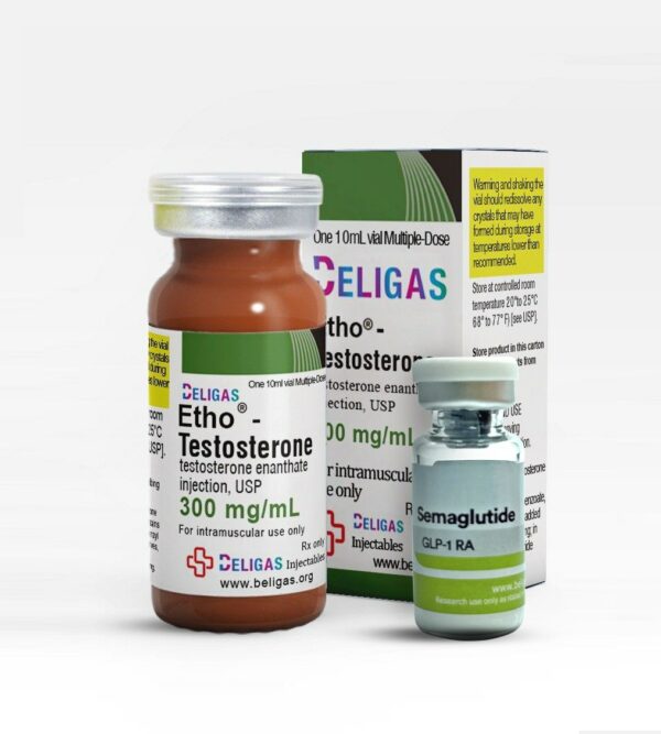 Beligas Semaglutide + Beligas Test E Testosterone Enanthate 300mg + GLP-1 RA 5mg